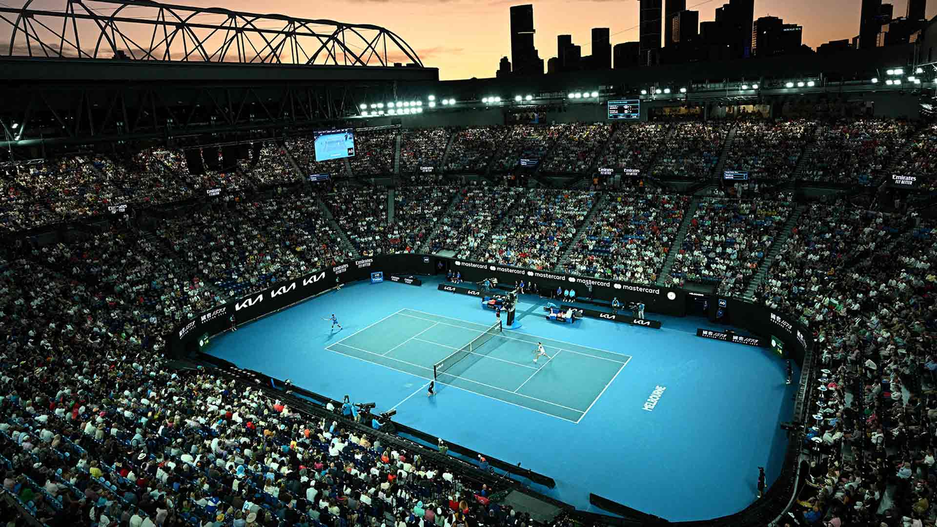 Canchas del Australian Open en Melbourne