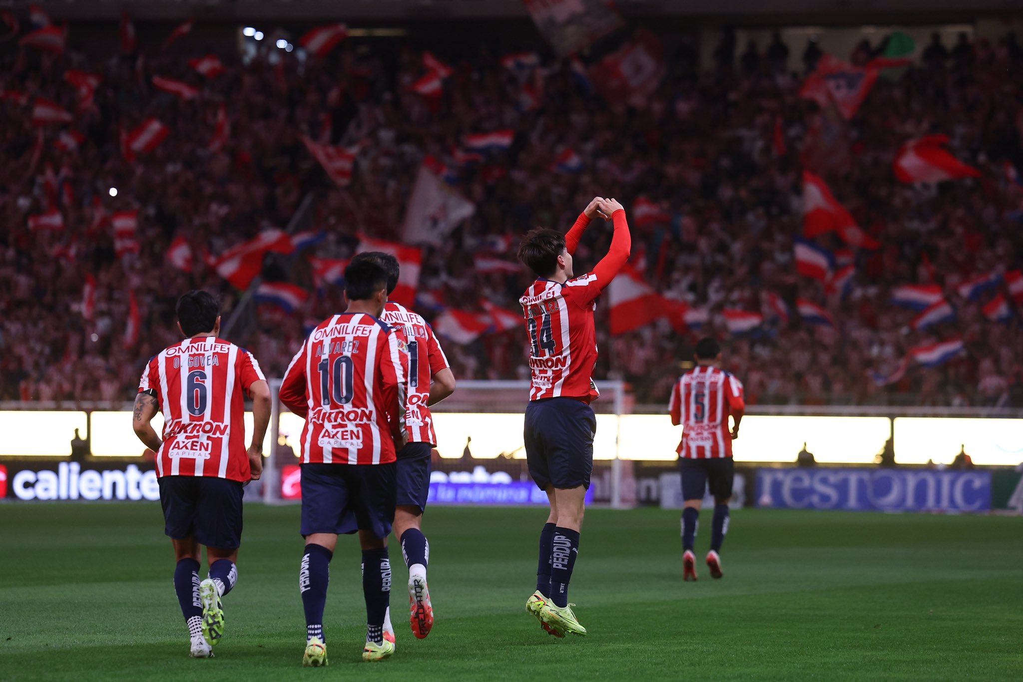 Selección Mexicana en acción